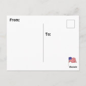 Andrew Yang uit het tweede democratische debat Briefkaart (Achterkant)