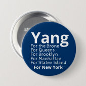 Andrew Yang voor burgemeester Ronde Button 7,6 Cm (Voorkant /achterkant)