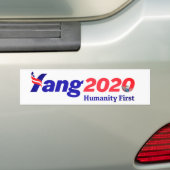 Andrew Yang voor President Bumpersticker (Op auto)