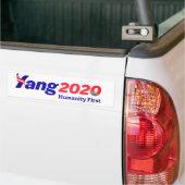Andrew Yang voor President Bumpersticker (Op Truck)