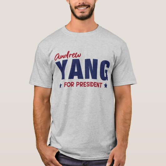 Andrew Yang voor President T-shirt (Voorkant)