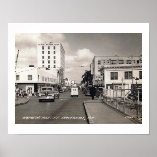 Andrews Ave., Fort Lauderdale, Florida Poster (Voorkant)