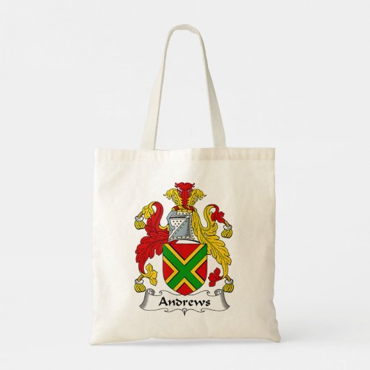 Andrews Coat of Arms Family Crest Tote Bag (Achterkant)