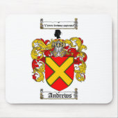 ANDREWS FAMILY CREST - ANDREWS COAT OF ARMS MUISMAT (Voorkant)