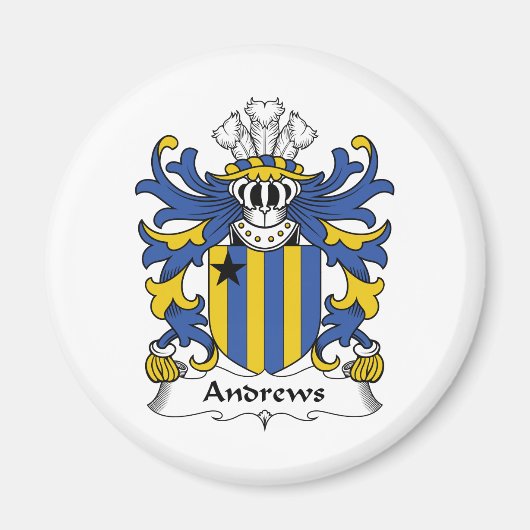 Andrews Family Crest Magneet (Voorkant)