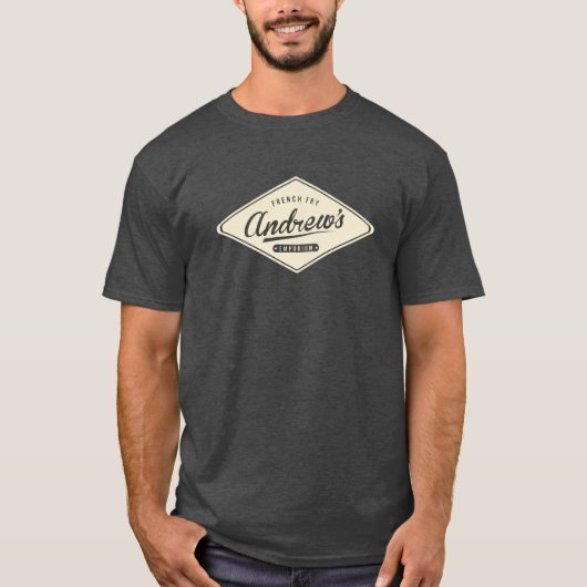 Andrew's Franse Fry Emporium T-shirt (Voorkant)