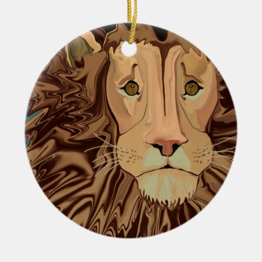 Andrew's Mane Story Keramisch Ornament (Voorkant)