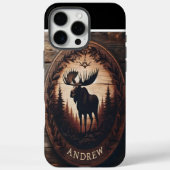 Andrew's Woodland Moose Case-Mate iPhone Case (Achterkant)