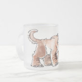Andrewsarchus Matglas Koffiemok (Voorkant links)