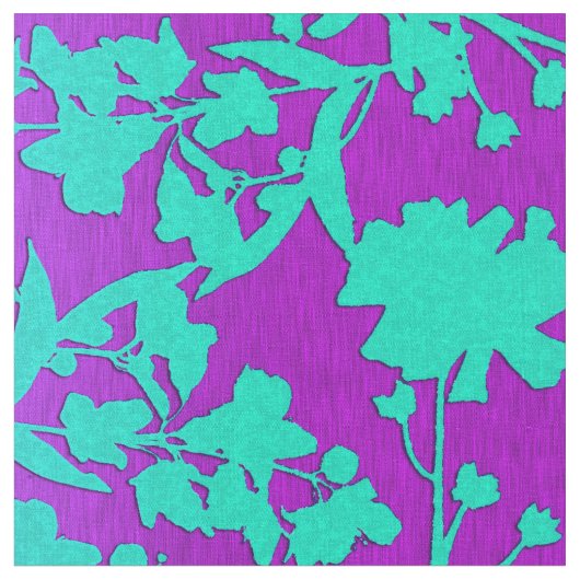 Andreya Paars en Aqua Stof (Close Up)