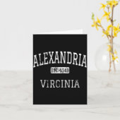 Andria Virginia Va Vintage Kaart (Gele Bloem)