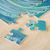 Andrina mermaid met de angelvispuzzel van Renee Legpuzzel (Zijkant)