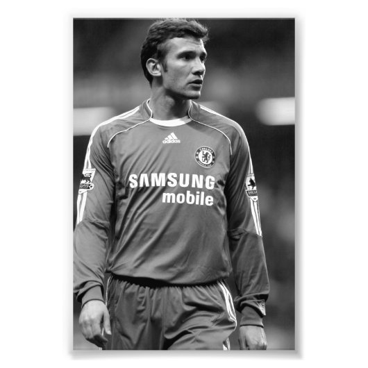 Andriy Shevchenko Chelsea Stamford Bridge Londen Foto Afdruk (Voorkant)