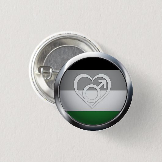 Androfilie Ronde Button 3,2 Cm (Voorkant /achterkant)