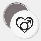 ANDROFILIE SYMBOOL -.png Magneet (Voorkant / Achterkant)