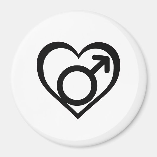 ANDROFILIE SYMBOOL -.png Magneet (Voorkant)