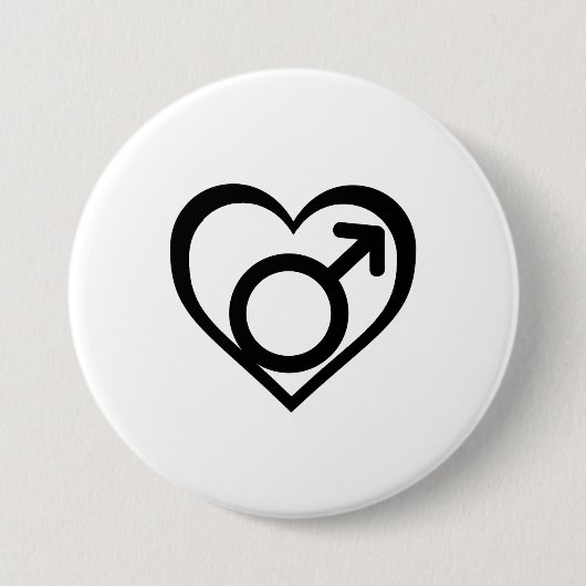 ANDROFILIE SYMBOOL - PNG.NL RONDE BUTTON 7,6 CM (Voorkant)