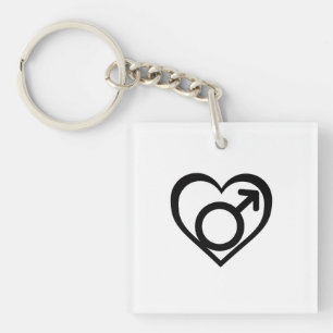 ANDROFILIE SYMBOOL -.png Sleutelhanger