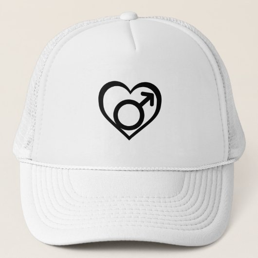 ANDROFILIE SYMBOOL -.png Trucker Pet (Voorkant)
