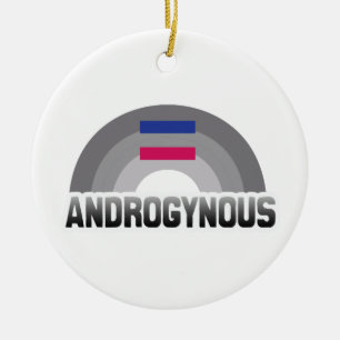 ANDROGINE REGENBOOG KERAMISCH ORNAMENT