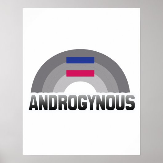 ANDROGINE REGENBOOG POSTER (Voorkant)
