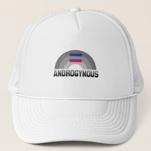 ANDROGINE REGENBOOG TRUCKER PET (Voorkant)