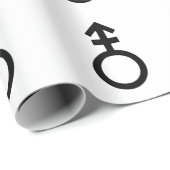 Androgyn geslachtssymbool cadeaupapier (Rol Hoek)