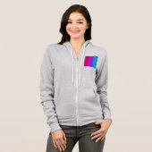 Androgyn Pride Gradiënt - Cadeau voor Androgynen Hoodie (Voorkant volledig)