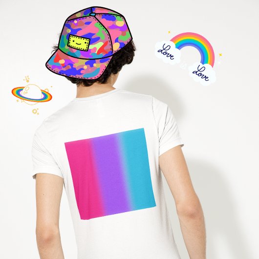 Androgyn Pride Gradiënt - Cadeau voor Androgynen T-shirt