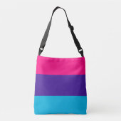 Androgyn Pride-vlag Crossbody Tas (Achterkant)