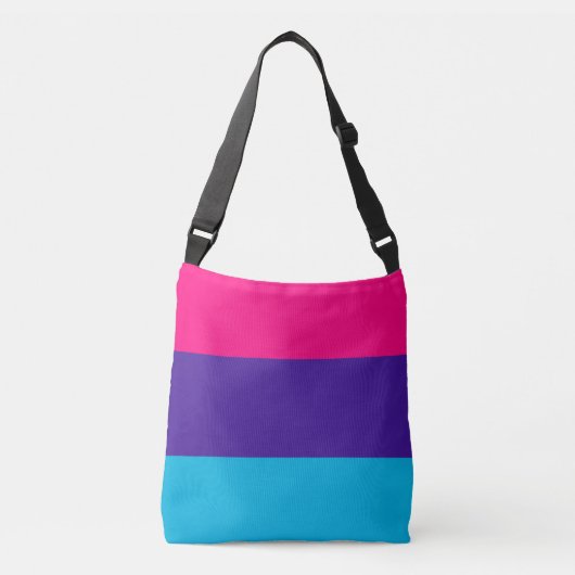 Androgyn Pride-vlag Crossbody Tas (Voorkant)