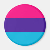 Androgyn Pride-vlag Magneet (Voorkant)