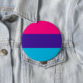 Androgyn Pride-vlag Ronde Button 4,0 Cm (In situ)