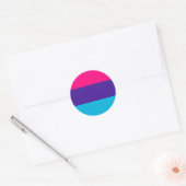 Androgyn Pride-vlag Ronde Sticker (Envelop)