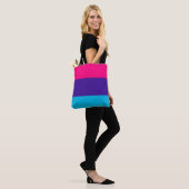 Androgyn Pride-vlag Tote Bag (Op model)