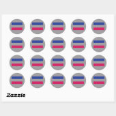 Androgyn Ronde Sticker (Vel)