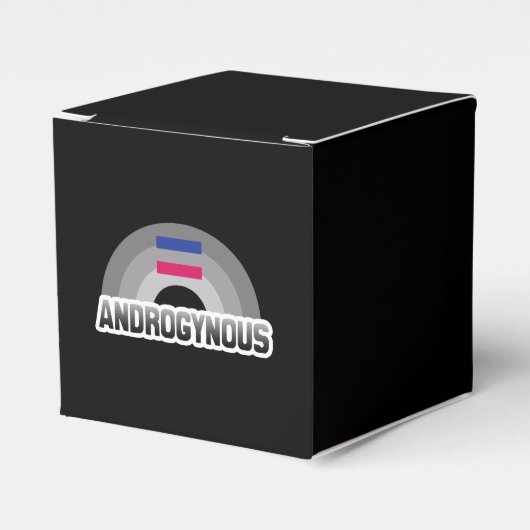 Androgyn trots bedankdoosjes (Voorkant Zijde)