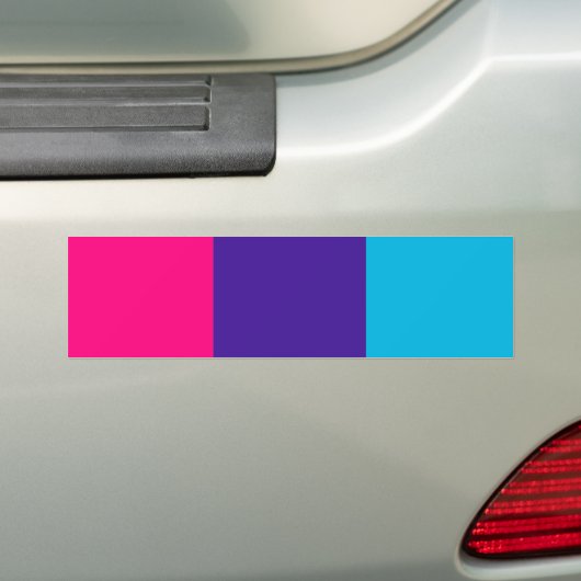 Androgyn trots bumpersticker (Op auto)