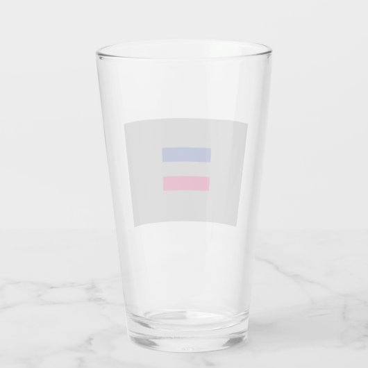 Androgyn trots glas (Achterkant)