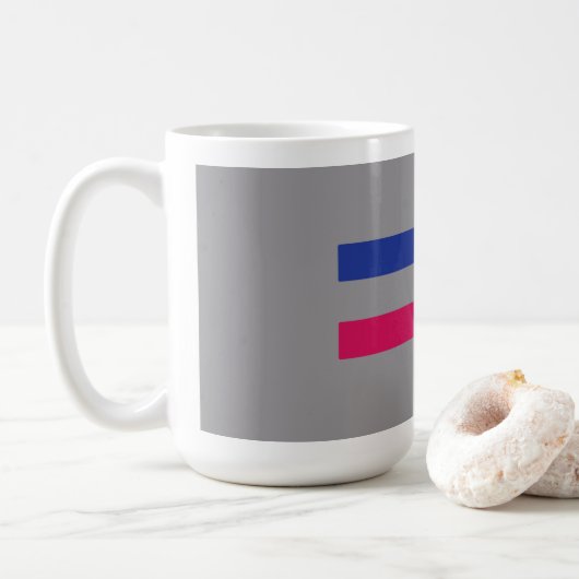 Androgyn trots koffiemok (Met donut)