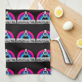 Androgyn trots theedoek (Quarter Fold)