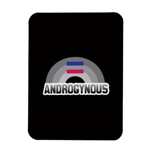Androgyn trots zijn magneet (Verticaal)