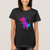 Androgyne Pride Flag Dinosaur Androgyne Flag T-shirt (Voorkant)