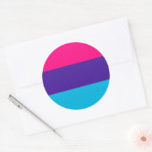 Androgyne Pride Flag Ronde Sticker (Envelop)