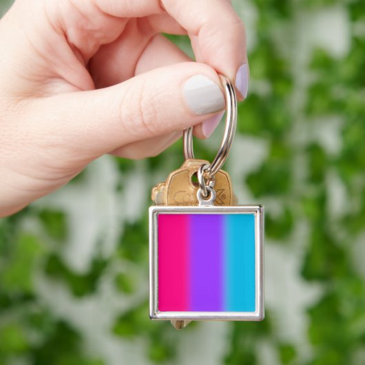 Androgyne Pride Gradiënt - Cadeau voor Androgyne p Sleutelhanger (Hand)