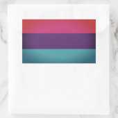 Androgyne Pride Rechthoekige Sticker (Tas)