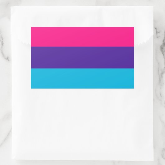 Androgyne Pride Rechthoekige Sticker (Tas)