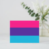Androgyne Pride Vlag Briefkaart (Staand voorkant)