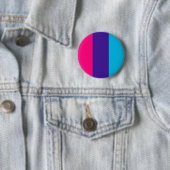 Androgyne pride vlag ronde button 5,7 cm (In situ)