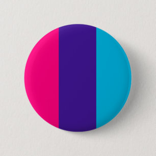 Androgyne pride vlag ronde button 5,7 cm